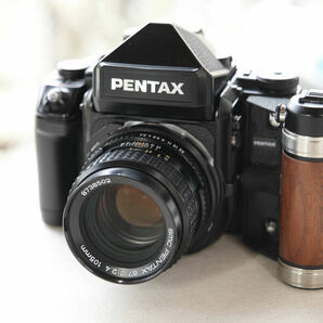PENTAX 67 II ・SMC 67 105mm 2.4・グリップ セット ペンタックス AEペンタプリズムファインダー 67IIの画像3