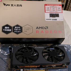 【正常動作品】玄人志向 RD-RX6700XT-E12GB/DF グラフィックボード