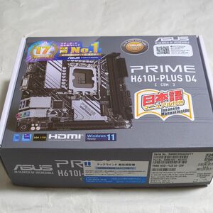 美品 Mini-ITX ASUS PRIME H610I-PLUS D4 CSM Mini-ITX LGA1700 マザーボード