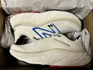 新品未使用品 new balance ニューバランス Fresh Foam X More v4 CE4 ホワイト/マルチ 27.5cm 2E