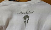 ART-SCHOOL グッズ Tシャツ Lサイズ 白色 2006年～2008年頃 アートスクール 木下理樹 Lovers Lover フリージア バンドT 半袖Tシャツ_画像6