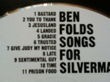 【CD+DVD】 BEN FOLDS ベン フォールズ SONGS FOR SILVERMAN CD＋DVD_画像3