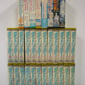 60403-2 ジャンク VHS ポケットモンスター 1～40 (4～19抜け）24巻 + 8巻 ピカチュウ の画像1