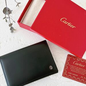 【美品未使用品】 Cartier カルティエ カードケース 名刺入れ 黒