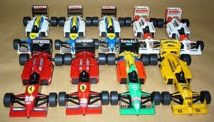 【9台セット!!】★F1★フォーミュラカー★プルバック★ミニカー★ジャンク★