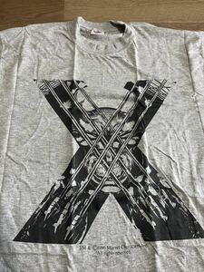 ビンテージ X-MEN marvel wolverine tシャツ tee 90s ビンテージ 映画 ムービー 半袖Tシャツ アニメ アメコミ 未使用