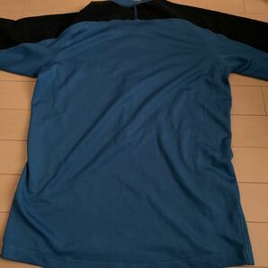 ☆パタゴニア 半袖ハーフジップシャツ メンズS ジップポケットあり トレラン 登山 マラソン アウトドアの画像3