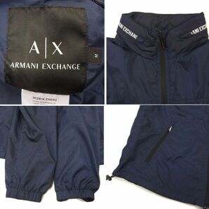 美品 定価4万円●Armani Exchange アルマーニ ジャケット リバーシブル ウインド ジップ メンズ Mサイズ オーバーサイズ 春物 1円スタートの画像8