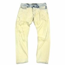 美品 定価4万円◆DIESEL ディーゼル D.N.A.ライン ジーンズ TEPPHAR ブリーチ USED加工 イタリア製 ストレッチ デニムパンツ メンズ_画像1