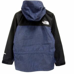 新品同様 定価49,500円◇THE NORTH FACE NP12032 GORE-TEX マウンテン ライト デニム ジャケット防風 防水 アウトドア メンズ 1円スタートの画像3