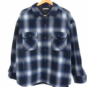 新品☆NEIGHBORHOOD 21AW オンブレ フランネルシャツジャケット CPOジャケット EL BARRO W-SHIRT LS メンズ 日本製