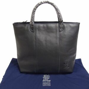 新品☆HIGE BAG 髭 ハーヴェストレーベル レザートートバッグ ハンドバッグ 革鞄 吉田かばん メンズ 保存袋付き CORDURA 1円スタート