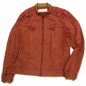 ◆AVIREX アヴィレックス ジップジャケット CUSTOM RIDER’S JACKET ミリタリー メンズ 春物 1円スタートの画像1