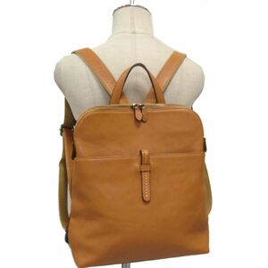 * leather rucksack Day Pack bag Brown original leather lady's 