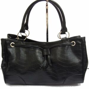 *CASTELBAJAC Castelbajac shoulder bag black ko type pushed . black lady's tote bag bag 1 jpy start 