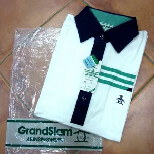  новый товар мертвый запас товар #Munsing Wear Grand Slam Golf рубашка-поло с коротким рукавом лето предмет мужской Munsingwear одежда 1 иен старт 