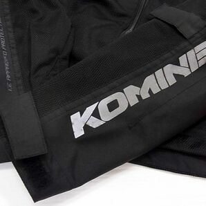 ◇KOMINE コミネ 07-101ライディングメッシュジャケット ブラック 一部メッシュ バイカー ツーリング 1円スタートの画像5