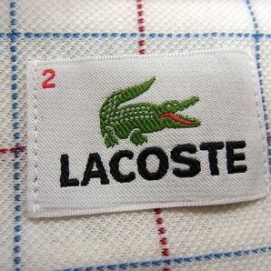 新品◇LACOSTE ボタンダウン 半袖 ポロシャツ ゴルフウエア ラコステ ワンポイント メンズ 1円スタートの画像5