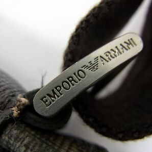 ◇EMPORIO ARMANI ショルダーバッグ クロスボディバッグ イーグル総柄 エンポリオアルマーニ メンズ イタリア製 1円スタートの画像7