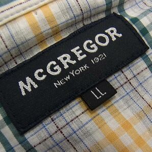 新品☆McGREGOR マックレガー ハーフジップ 半袖 鹿の子地 ポロシャツ LL 大きめサイズ 吸汗速乾 夏物 メンズ 1円スタートの画像6