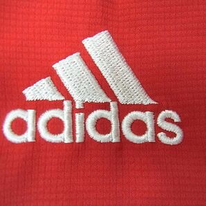 ☆adidas アディダス ジップジャケット ブルゾン ゴルフに メンズ 春物 レッド 1円スタートの画像6