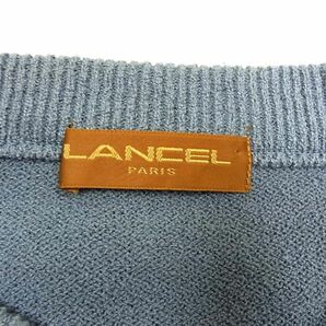 ◆LANCEL ランセル ニット セーター 日本製 ロゴ メンズ 1円スタートの画像4