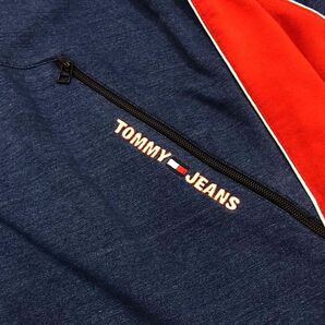 90’s◆TOMMY HILFIGER トミーヒルフィガー スウェット ジップジャケット トラックジャケット XLサイズ 大きいサイズ メンズ 1円スタートの画像5