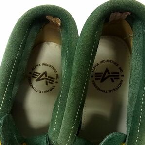 ■ALPHA INDUSTRIES レザー チャッカブーツ 革靴 メンズ アルファ インダストリーズ 1円スタートの画像4