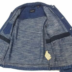 ◇SCOTCH&SODA ソフト デニム カバーオール フィールドジャケット スコッチアンドソーダ インディゴブルー メンズ 1円スタートの画像2