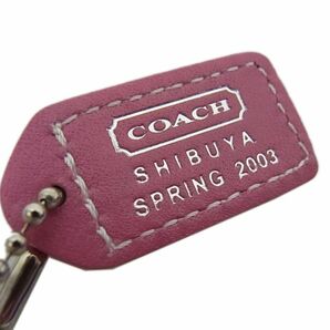 未使用 渋谷限定◇COACH コーチ ミニポーチ 花柄 SHIBUYA SPRING 2003 箱付き レディースの画像7