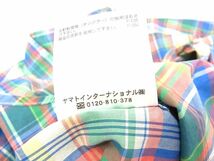 新品◆AIGLE エーグル 半袖 チェック シャツ メンズ 春夏物 1円スタート_画像8
