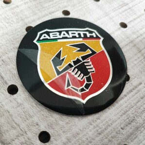 アバルト ホイールセンターキャップ 56mm 4P■ABARTH 500 750 750ザガート 1000 124 695 シムカ1300 2000の画像10