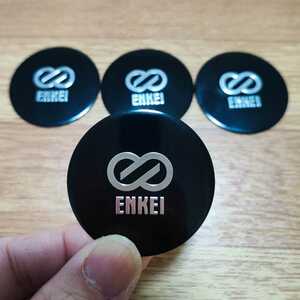 【ENKEI】ロゴ入り ホイール センターキャップ 45mm 4P エンケイ トヨタ 日産 ホンダ 三菱 スズキ マツダ スバル ダイハツ等の純正社外品に