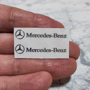 メルセデス・ベンツ メッキ調ステッカー 2P■Mercedes-benz クラスABCGEVSL0123456789 AMG ワゴン ゲレンデ■車内 小物 スマホ タブレットの画像3