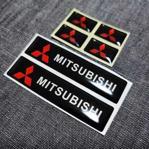 Mitsubishi 3D Mini Sticker 6 кусоч