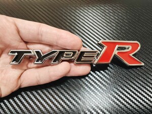 タイプR Type R リア エンブレム【ブラック×レッド】シビック アコード NSX インテグラ BOX/N-ONE/N-WGN/N-VAN フィット ステップワゴン