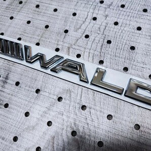 WALD ヴァルド シルバーメッキ エンブレム■BMW メルセデスベンツ アウディ レクサス セルシオ クラウン アルファード N-BOX ヤリスクロスの画像1