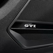 GTI メッキ調 ミニステッカー 2P■フォルクスワーゲン ゴルフ ポロ ビートル ニュービートル ティグアン アップ！ パサード RS_画像4