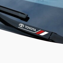 トヨタ ワイパーブレード用 ステッカー 2P■プリウス クラウン アクア ヤリスクロス ライズ RAV4 86 カムリ C-HR bB プラド シエンタ 86_画像7