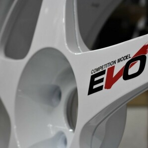 EVO ディスモンド リーガマスター エボ ホイール用ステッカー4P■検)VOLK RACING RAYS SSR BBS ENKEI BADX WALD トヨタ 日産 ホンダ スズキの画像2