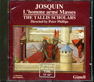 Gimell タリス・スコラーズ/The Tallis Scholar - ジョスカン・デ・プレ：ミサ曲「ロム・アルメ」　4枚同梱可能　4WB001WSWFB6