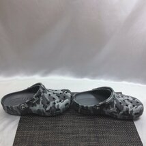 【中古品/インボイス登録店/TO】クロックス crocs サンダル 迷彩 グレイ系 27cm RS0331/0011_画像5