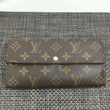 【中古品/インボイス登録店/TO】LOUISVUITTON LV ルイヴィトン モノグラム ポルトフォイユ サラ M61734 二つ折り 長財布 RS0404/0110_画像1