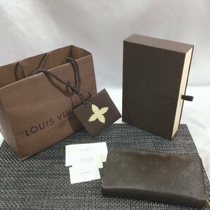 【ジャンク品/インボイス登録店/TO】LOUISVUITTON LV ルイヴィトン モノグラム ポルトモネジップ M61727 ファスナー破損 RS0407/0022の画像1