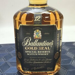 【未開封/インボイス登録店/CH】Ballantines バランタイン 12年 ゴールドシール スコッチ 750ml 43% スペシャル リザーブ RS0406/0010の画像5