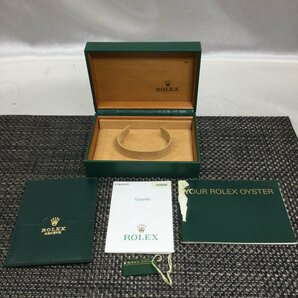 【中古/長期保管品/TO】ROLEX ロレックス エアキング 14000M F番 腕時計用 空箱 BOX 内箱 箱 紙ギャラ 68.00.08 付属品 MZ0413/001の画像1