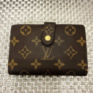 【中古品/剥がれ有/TO】LOUISVUITTON LV ルイヴィトン モノグラム がま口付き二つ折り財布 ポルトフォイユ ヴィエノワ M61674 IM0420/0005