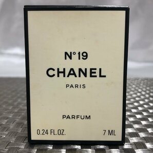 【未使用/量減り有/CH】CHANEL シャネル №19 PARFUM パルファム ミニボトル 7ml ミニ香水 長期保管品 MZ0423の画像7