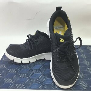 【中古品/CH】RAKUWALK Ladies ラクウォーク レディス シューズ ブラック アシックス 24㎝ ウォーキング 紐靴 RS0420/0010