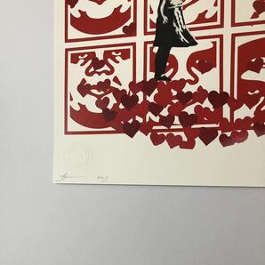 DEATH NYC アートポスター 世界限定100枚 ポップアート 風船少女 Banksy バンクシー オーベイ OBEY シェパードフェアリー 現代アート の画像3
